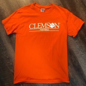 Orange Clemaon Football Gildan Tee
